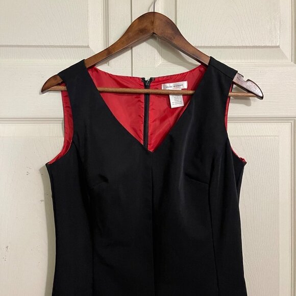 Isaac Mizrahi For Target Womens Black Sleeveless Vneck Knee Length Dress Size 8 - Picture 3 of 6